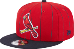Men's Red St. Louis Cardinals Alternate Vintage Bird Pinstripe 9fifty Snapback Cap