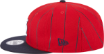 Men's Red St. Louis Cardinals STL Vintage Bird Pinstripe 9fifty Snapback Cap