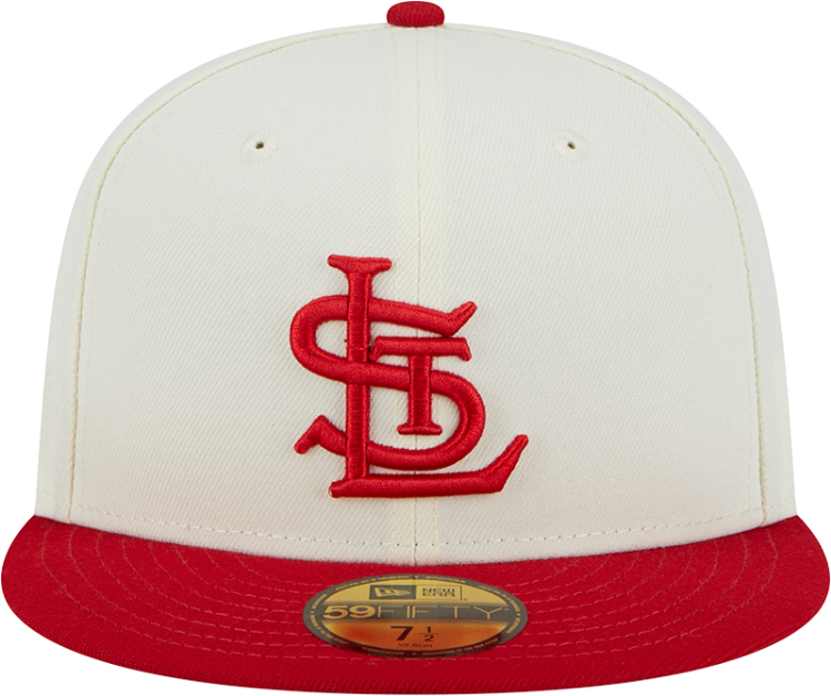 Men's Red St. Louis Cardinals Retro STL 5950 Fitted Cap