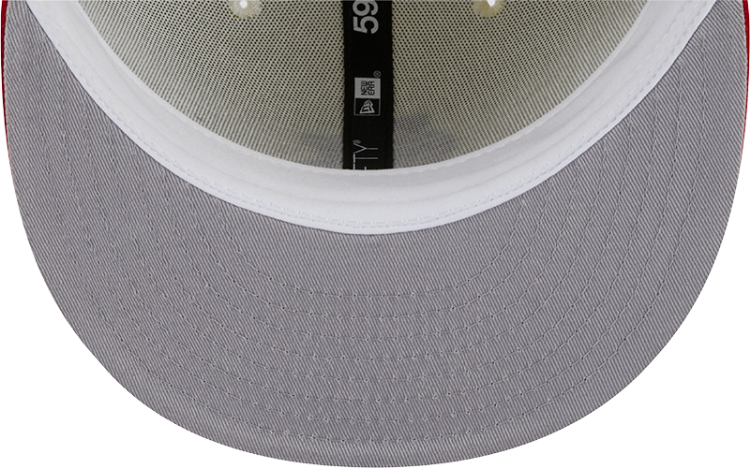 Men's White/Red St. Louis Cardinals Retro STL 5950 Fitted Cap image 7