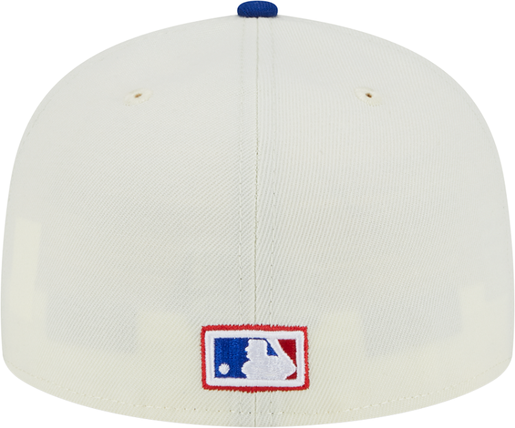 Men's New Era White/Blue Montreal Expos Retro 5950 Fitted Cap