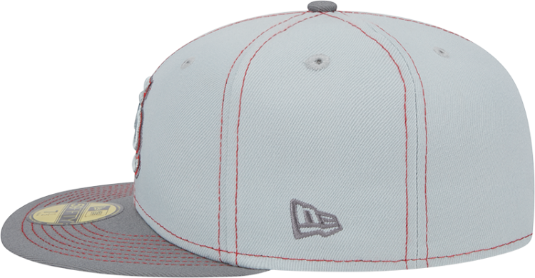Men's St. Louis Cardinals New Era Scarlet/Gray Logo Elements 59FIFTY Fitted Hat image 5