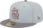 Men's St. Louis Cardinals New Era Scarlet/Gray Logo Elements 59FIFTY Fitted Hat