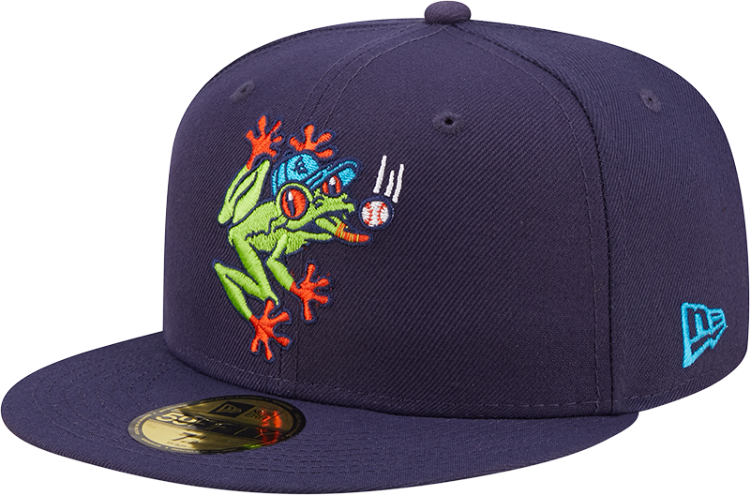 Everett AquaSox MiLB New Era Home Fitted Cap front view