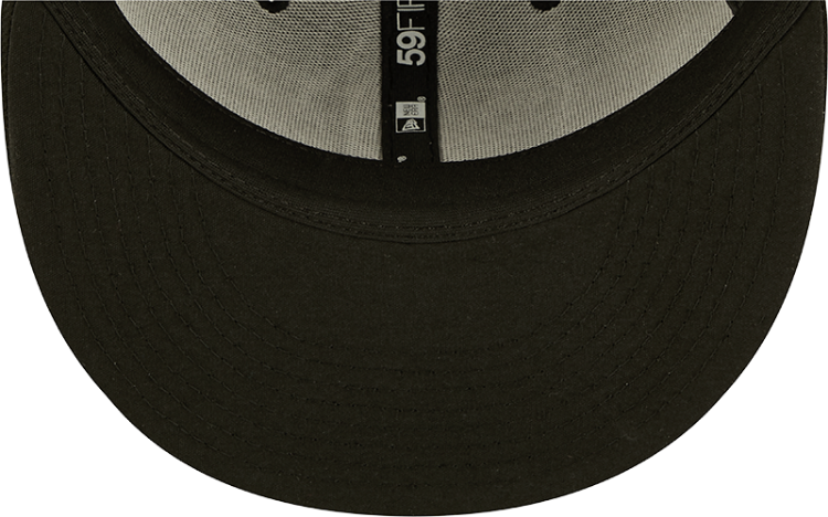 Men's Modesto Nuts New Era Black Authentic Collection Team Home 59FIFTY Fitted Hat