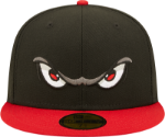 Men's Lake Elsinore Storm New Era Black/Red Authentic Collection Team Home 59FIFTY Fitted Hat