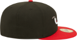 Men's Lake Elsinore Storm New Era Black/Red Authentic Collection Team Home 59FIFTY Fitted Hat