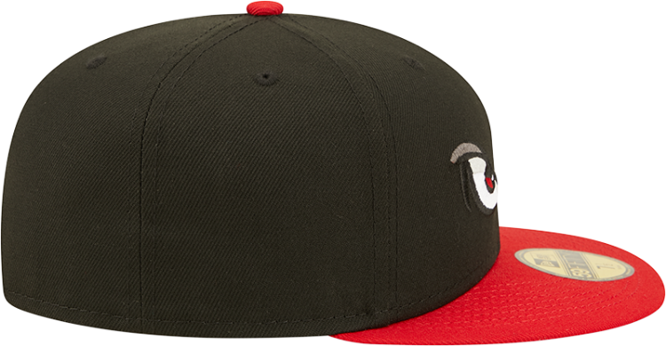 Men's Lake Elsinore Storm New Era Black/Red Authentic Collection Team Home 59FIFTY Fitted Hat