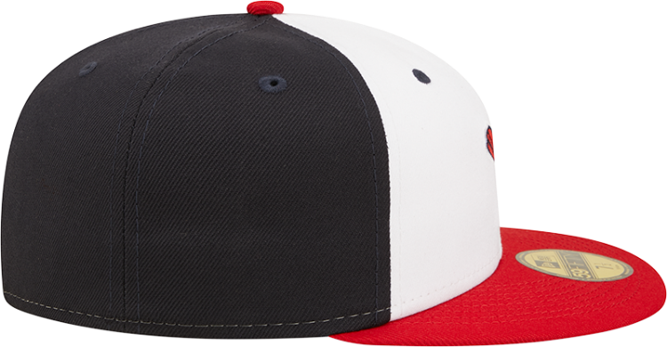 Men's Memphis Redbirds New Era Authentic Collection Team Home 59FIFTY Fitted Hat detail view
