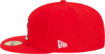 Picture of Men's St. Louis Cardinals New Era Red Word Series Sidepatch 59FIFTY Fitted Hat