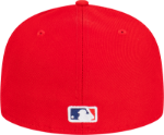 Picture of Men's St. Louis Cardinals New Era Red Word Series Sidepatch 59FIFTY Fitted Hat