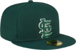  New Era St. Louis Cardinals Dark Green Basic 59FIFTY Fitted Hat