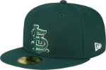  New Era St. Louis Cardinals Dark Green Basic 59FIFTY Fitted Hat