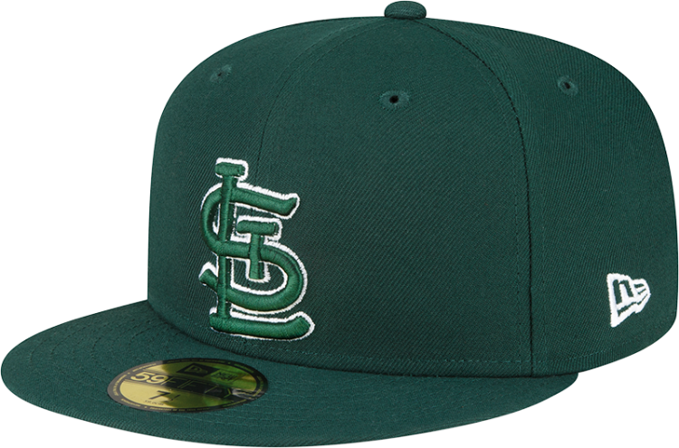  New Era St. Louis Cardinals Dark Green Basic 59FIFTY Fitted Hat