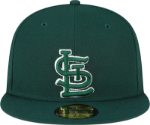  New Era St. Louis Cardinals Dark Green Basic 59FIFTY Fitted Hat