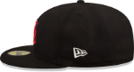 Picture of Men's St. Louis Cardinals New Era Black/Red Metallic Pop 59FIFTY Fitted Hat