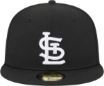 Picture of Men's St. Louis Cardinals New Era Black World Series Sidepatch 59FIFTY Fitted Hat