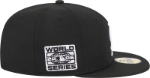 Picture of Men's St. Louis Cardinals New Era Black World Series Sidepatch 59FIFTY Fitted Hat