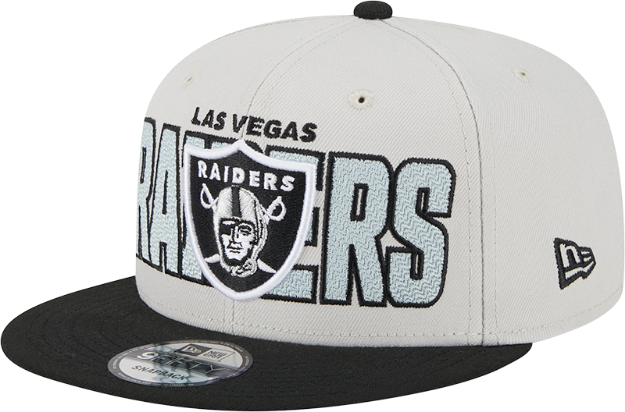 Headz n Threadz Sports Apparel Superstore and Customization. Men's Las  Vegas Raiders New Era Stone/Black 2023 NFL Draft 9FIFTY Snapback Adjustable  Hat hats, Men's Las Vegas Raiders New Era Stone/Black 2023 NFL