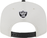 Picture of Men's Las Vegas Raiders New Era Stone/Black 2023 NFL Draft 9FIFTY Snapback Adjustable Hat