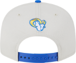 Picture of Men's Los Angeles Rams New Era Stone/Royal 2023 NFL Draft 9FIFTY Snapback Adjustable Hat