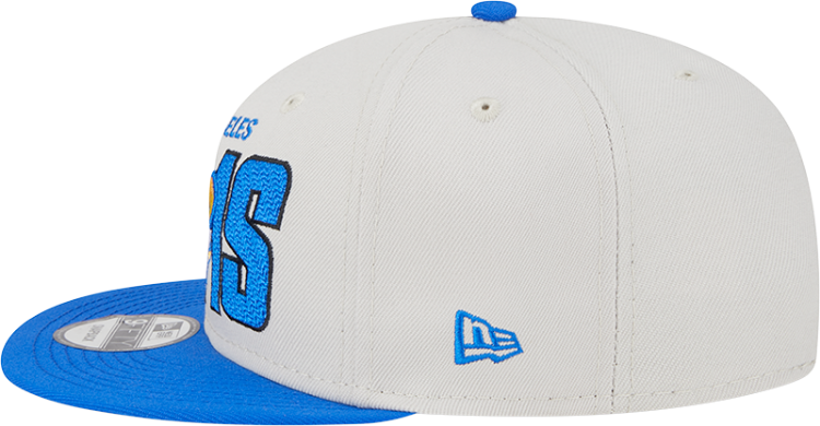 Men's Los Angeles Rams New Era Stone/Royal 2023 NFL Draft 9FIFTY Snapback Adjustable Hat image 5