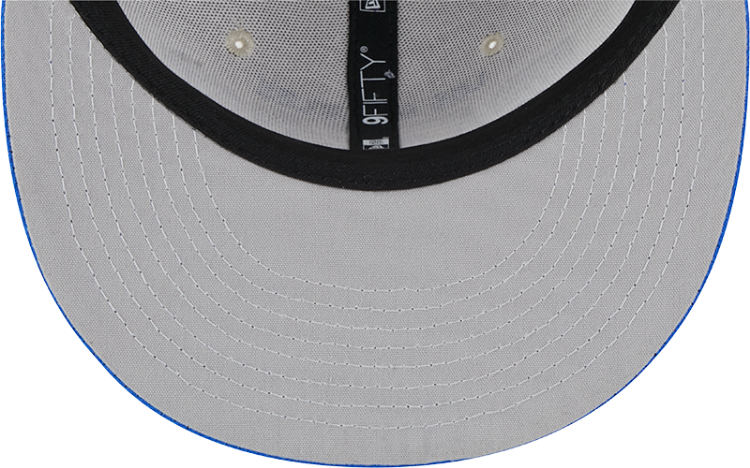 Men's Los Angeles Rams New Era Stone/Royal 2023 NFL Draft 9FIFTY Snapback Adjustable Hat image 7