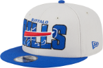 Picture of Men's Buffalo Bills New Era Stone/Royal 2023 NFL Draft 9FIFTY Snapback Adjustable Hat