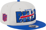 Picture of Men's Buffalo Bills New Era Stone/Royal 2023 NFL Draft 9FIFTY Snapback Adjustable Hat