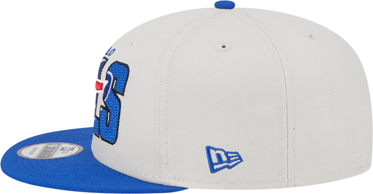 Picture of Men's Buffalo Bills New Era Stone/Royal 2023 NFL Draft 9FIFTY Snapback Adjustable Hat