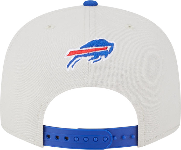 Picture of Men's Buffalo Bills New Era Stone/Royal 2023 NFL Draft 9FIFTY Snapback Adjustable Hat