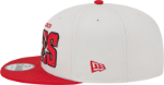 Picture of Men's San Francisco 49ers New Era Stone/Scarlet 2023 NFL Draft 9FIFTY Snapback Adjustable Hat