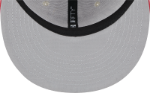 Picture of Men's San Francisco 49ers New Era Stone/Scarlet 2023 NFL Draft 9FIFTY Snapback Adjustable Hat