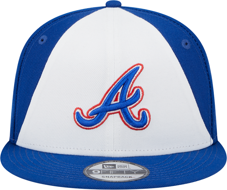 Picture of Men's Atlanta Braves New Era White/Royal 2023 City Connect 9Fifty Snapback Hat