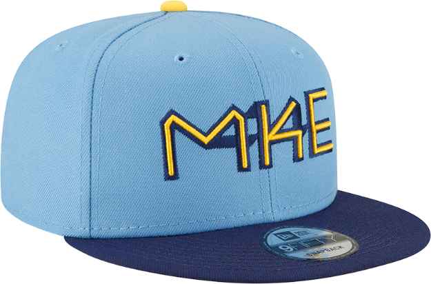 Picture of Men's Milwaukee Brewers New Era 2023 City Connect 9FIFTY Snapback Hat