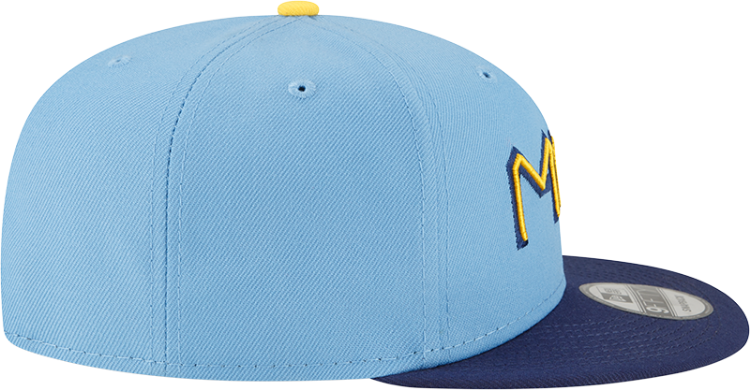 Men's Milwaukee Brewers New Era 2023 City Connect 9FIFTY Snapback Hat image 5
