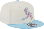 Picture of Men's St. Louis Cardinals New Era White/Light Blue Spring Basic Two-Tone Alternate 9FIFTY Snapback Hat
