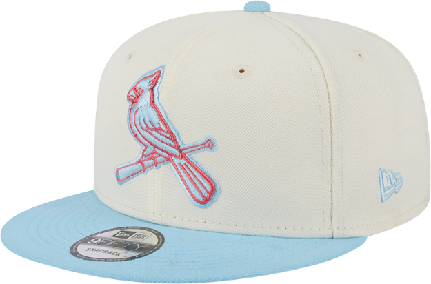 Picture of Men's St. Louis Cardinals New Era White/Light Blue Spring Basic Two-Tone Alternate 9FIFTY Snapback Hat