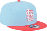 Picture of Men's St. Louis Cardinals New Era Light Blue/Red Spring Basic Two-Tone 9FIFTY Snapback Hat