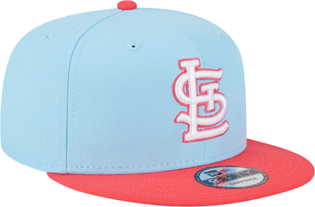 Picture of Men's St. Louis Cardinals New Era Light Blue/Red Spring Basic Two-Tone 9FIFTY Snapback Hat