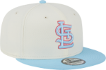Picture of Men's St. Louis Cardinals New Era White/Light Blue Spring Basic Two-Tone 9FIFTY Snapback Hat
