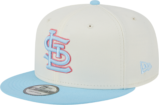 Picture of Men's St. Louis Cardinals New Era White/Light Blue Spring Basic Two-Tone 9FIFTY Snapback Hat