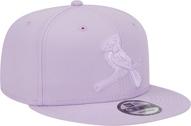 Picture of Men's St. Louis Cardinals Alternate New Era Lavender 2023 Spring Color Basic 9FIFTY Snapback Hat