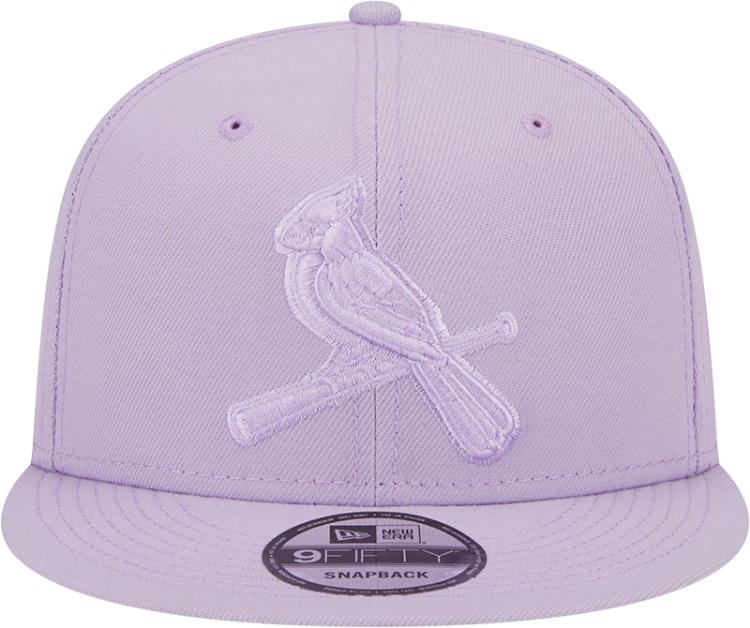 Picture of Men's St. Louis Cardinals Alternate New Era Lavender 2023 Spring Color Basic 9FIFTY Snapback Hat
