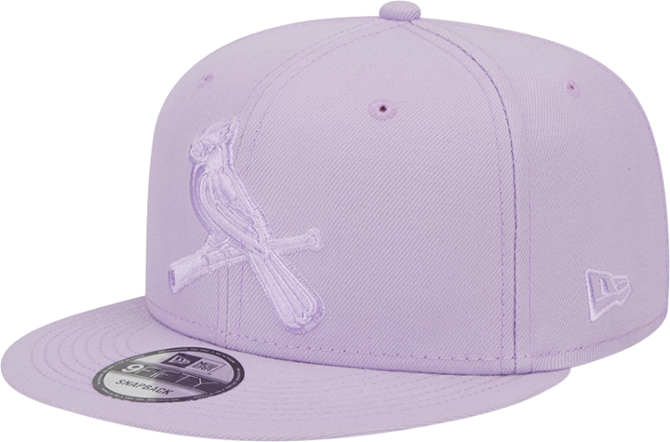 Picture of Men's St. Louis Cardinals Alternate New Era Lavender 2023 Spring Color Basic 9FIFTY Snapback Hat