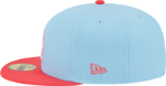 Picture of Men's St. Louis Cardinals New Era Light Blue/Red Spring Basic Two-Tone 59FIFTY Fitted Hat