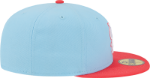 Picture of Men's St. Louis Cardinals New Era Light Blue/Red Spring Basic Two-Tone 59FIFTY Fitted Hat