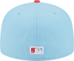 Picture of Men's St. Louis Cardinals New Era Light Blue/Red Spring Basic Two-Tone 59FIFTY Fitted Hat