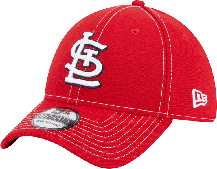 Men's St. Louis Cardinals New Era Red MLB Team Classic Game 39THIRTY Flex Hat front view