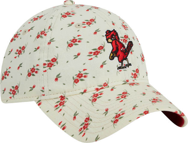 Picture of St. Louis Cardinals New Era Women's Bloom 9TWENTY Adjustable Hat - White